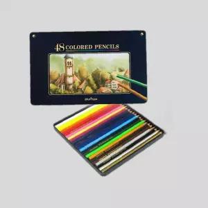 문화 틴케이스 48색 색연필