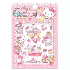 산리오 011BDT75 캐릭터 헬로키티 타투 스티커 (캔디팝)