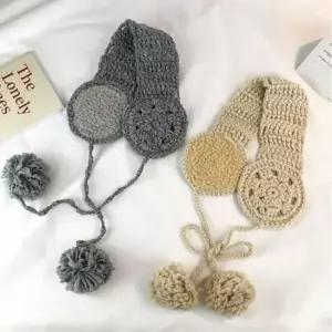 핸드메이드 귀도리 여자 니트 덮개 귀도리 방한귀마개 니트 방한 니트핸드메이드