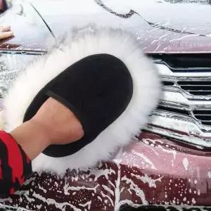 할인 롱헤어 천연양모 워시미트 / 세차장갑 글러브 울 WFJG2UX