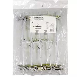 바지 5p 정장 바지걸이 옷걸이 행거 치마 집게 WFLX7DO