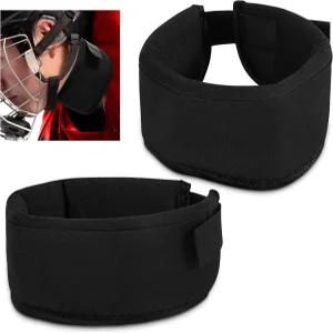 타이인 2종 겨울 하키 넥 가드 스포츠 컷 저항성 칼라 프로텍터 청소년 페인트볼 스하키 보호 장비 블랙