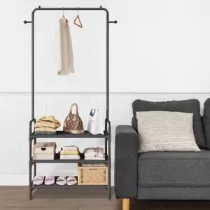 [라일리생활건강] Rly 조립 미니 행거 철제 수납장 비키니 옷장