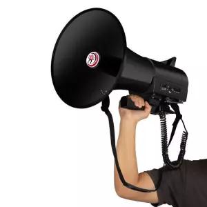 무선확성기 행사용 메가폰 휴대용앰프 확성기 마이크 가이드