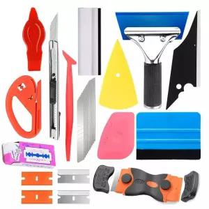 휠스크래치 긁힘 기스 복원 차량용 차량 유리 보호 필름 랩핑 세트 윈도우 틴팅 카 키트 스퀴지 비닐 랩