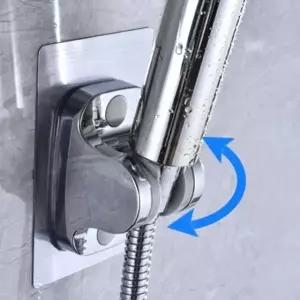 ( )무타공 각도조절 샤워기 거치대 욕실 샤워기행거 고정