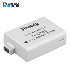 디지털 카메라 배터리 캐논 EOS 450D 1000D Rebel XS T1i KISS X2 X3 F SLR용 LP-E5 LP E5 1800mAh