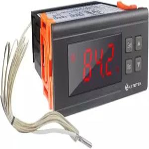케토텍 KT8230 디지털 온도 조절기 120VAC 30A 화씨 -22~572 °F 인큐베이터 브로더 냉장고 발효기 온실