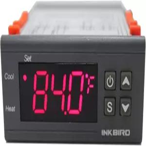 가정용 브루 발효기 냉장고 인큐베이터 온실용 잉크버드 듀얼 스테이지 DV 12V 디지털 온도 조절기 화씨