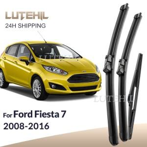 Ford Fiesta 7 2008-2016 2009 와이퍼 전면 및 후면 블레이드 앞 유리 창 브러쉬 26 + 15 + 12