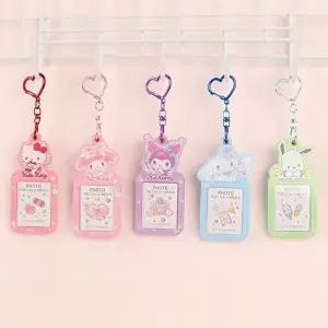 산리오 쿠로미 포카 홀더 아크릴 키링 사진보관 (KYR-WFGMG1T)