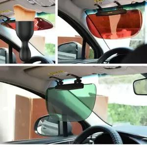 자동차 선글라스 가드 썬바이저 햇빛가리개 눈부심 다용도 먼지 브러쉬 세트