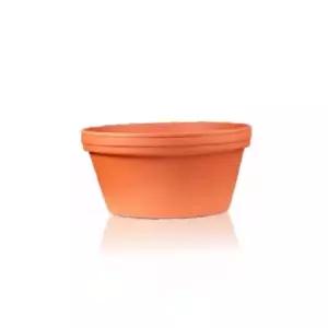 TC2 베하몰 독일산 낮은 분재화분 클래식 황토색 D22x11cm