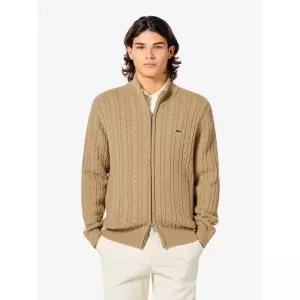 라코스테 LACOSTE [라코스테 공식] 남성 케이블 집업 가디건 AH402E-55N 02S 390028