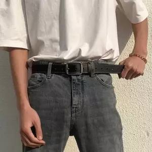 벨트 허리띠 혁대 남녀 공용 캐주얼  커플 청바지 코디 사각