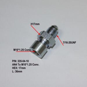 335-04-10 브레이크 어댑터 an4-m10x1.25