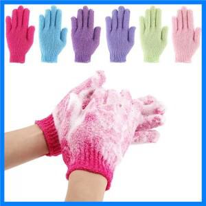 2개/6개/12개 양면 각질 제거 샤워 장갑 바디 스크럽 장갑 클렌징 도구 목욕 타월 목욕 제품 등 스크럽