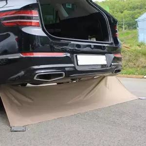 차량용 바람막이 하단 가림막 범퍼 텐트