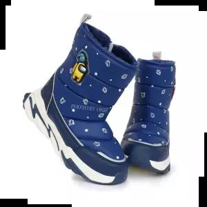 어몽어스 아벨 방한 부츠 캐릭터 남아동 패딩 털신발