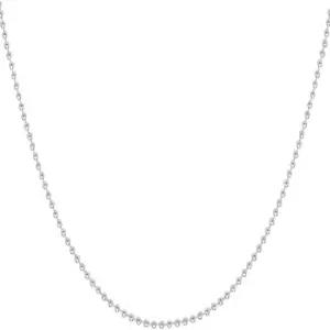 아르젠토 리얼 925 스털링 실버 목걸이 1.5MM-5MM 비드 볼 링크 체인 펜던트용 도그 태그 아미 팔리니 선물