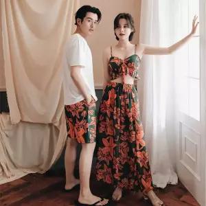 커플 휴양지룩 신혼여행 해변 신혼 허니문 바캉스