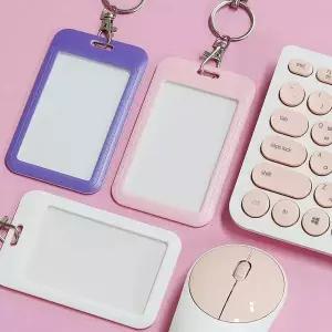 마카롱 카드 고리 케이스