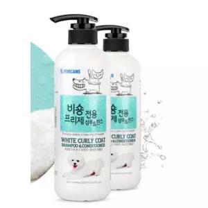 백모견 예민 피부 곱슬털 비숑 샴푸 린스 민감성피부 민감피부 강아지