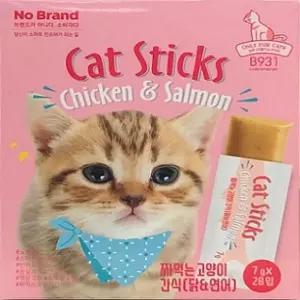 노브랜드 쪄먹는 고양이간식 닭연어 7gX28입 애묘사료