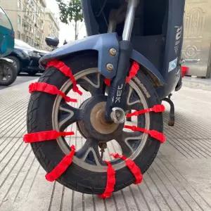 스노우체인 오토바이용 케이블타이식 스노우체인 1P 일회용체인