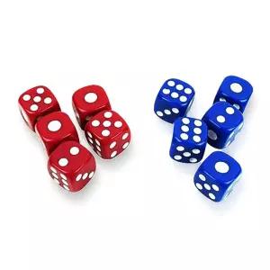 주사위 5개입 블루 놀이용 보드게임 세트 5개 보드게임 놀이용 주사위 5개