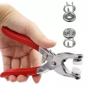 똑딱이 단추 펀칭기 가정용 수선 스냅 버튼 체결 도구