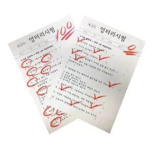 (KC인증)엉터리시험지 빵점이100점이되는마술교구 kc 인증 엉터리 시험지