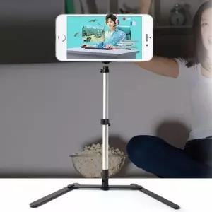 높이조절 스마트폰 촬영 거치대 스탠드 접이식 받침대