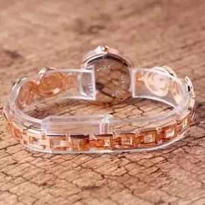 러블리 큐빅 손목 시계 데일리 메탈 손목 시계 로즈골드 여자