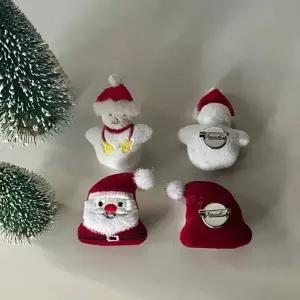 브로치 귀여운 산타 뱃지 눈사람 병아리 캐릭터