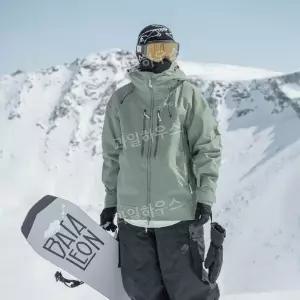 남성 방풍 겨울 점프수트 스노우보드복 방수 상의 플리스안감