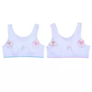 나노실버 주니어브라 1단계 핑크 블루 여고생속옷 청소년 중학생래지어 초등학생 노와이어 라탑 주니어 여