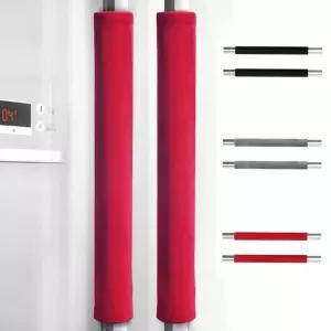 방화문 냉장고 오븐 손잡이 커버 2p 세트 2개입 오염방지 주방소품 전자레인지덮개 손때 인테리어 장식 가