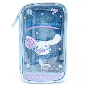 시나모롤 투명 빅파우치(252625)산리오치 필통 필기구 캐릭터 팬필 문구용치 팬치 구치 화장품치 화장품 휴