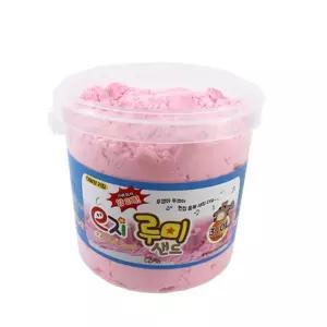 (루미샌드) 모래놀이 대용량 리필 3L_핑크엄마표미술 촉감자극 도구 매직 썬리빙 엄마 실내 세트