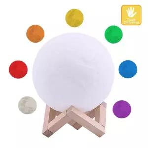 달님 무드등 Moon Lamp 18 cm 7컬러 터치 컨트롤안방등 데코조명 님조명 스텐등 구형등 컬러등 원형등 인테