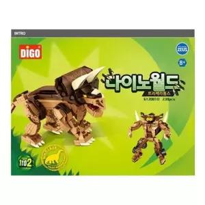 디고 다이노월드 블럭 트리케라톱스 변신로봇블럭