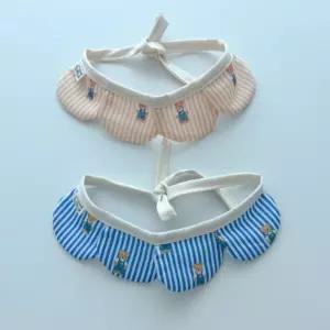 강아지 고양이 턱받이 반려동물 꽃무늬 패션 애견 코스튬 펫소품 홈파티 의상 모자 용품 케이프