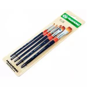 화홍 948 5본조 세트 K전문가용구성붓 구성 디자인 용붓 평붓 납작 용납작