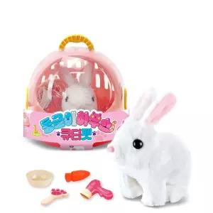 동글이하우스 큐티펫 토끼움직이는인형 장난감 동물 움직이는 역할놀이