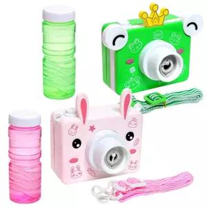 개구리 토끼 카메라 자동버블비누방울 비눗놀이 비눗 야외 장난감비눗