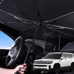 싼타페 햇빛가리개 우산형 자동차 썬커버박암박 앞유리 가림막 현대 CM DM TM MX5 차량 량용 차단 운전석