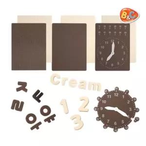 말랑 쿠키 크림 자석글자 교구 학습 놀이