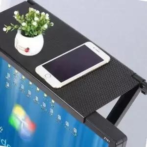 수납트레이 공유기 티비위 각도조절 컴퓨터화면 상단거치대 16X35cm맥북악세사리 노트북용품 악세서리 휴대