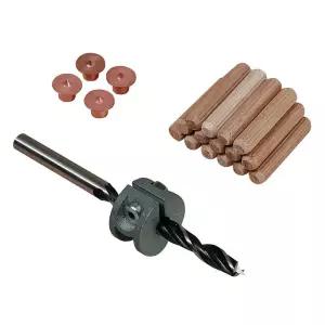 울프크래프트-도웰키트 2916 6mm (1EA)링스토퍼 드릴비트 목공용드릴 도웰핀 목심 작업 도웰 키트